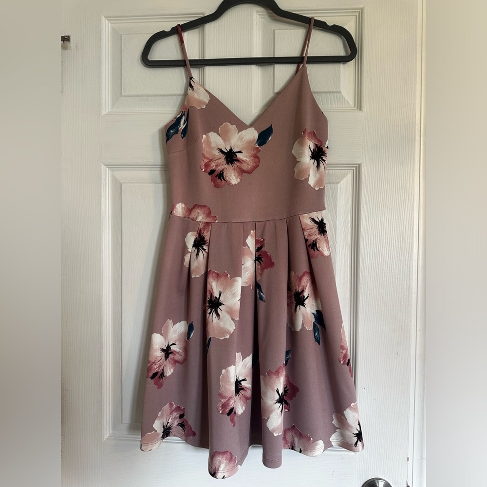 Skater floral dress